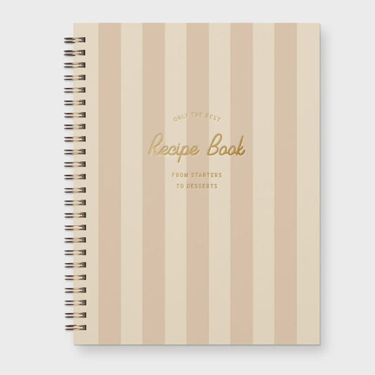 Only the Best Striped Recipe Book