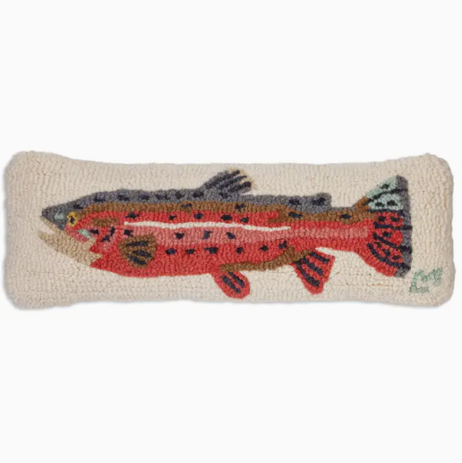 Bright Trout Pillow