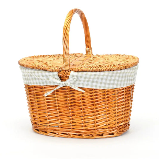 Willow Picnic Basket w/ Liner