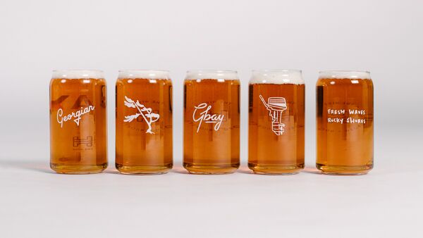 The Hive Pint Glass