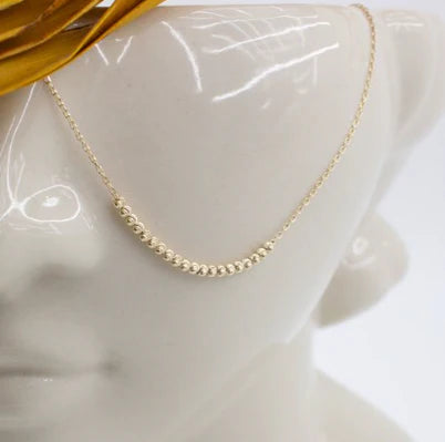 Gold Abacus Necklace