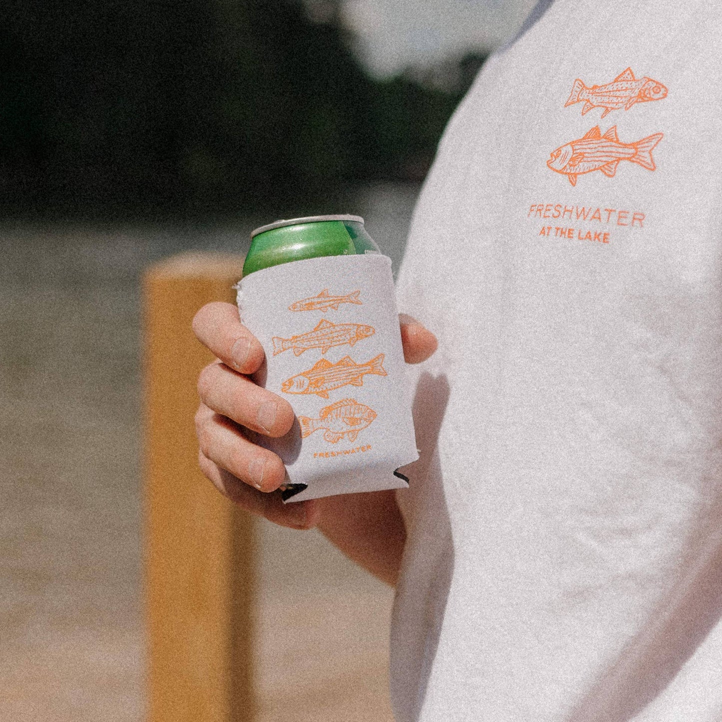 Freshwater Lake Fish Koozie