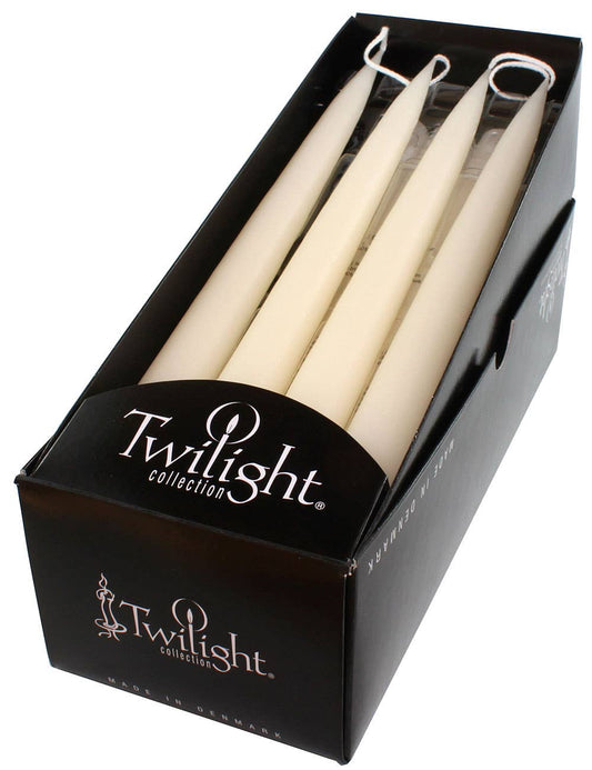 Off White Danish Taper Candle | 12 Pack: 10" Taper