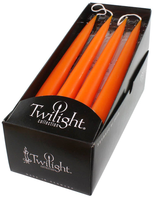 Orange Danish Taper Candle | 12 Pack: 10" Taper