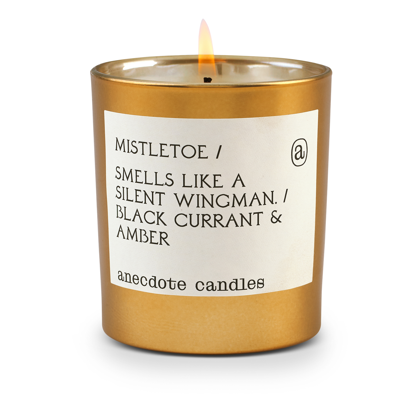 Mistletoe (Black Currant & Amber) Gold Tumbler Candle