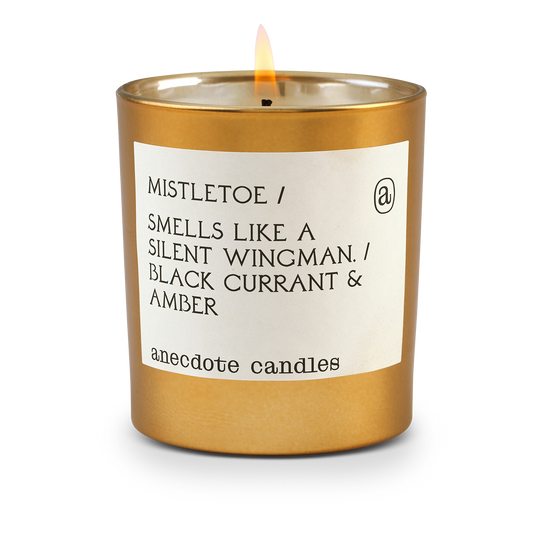 Mistletoe (Black Currant & Amber) Gold Tumbler Candle