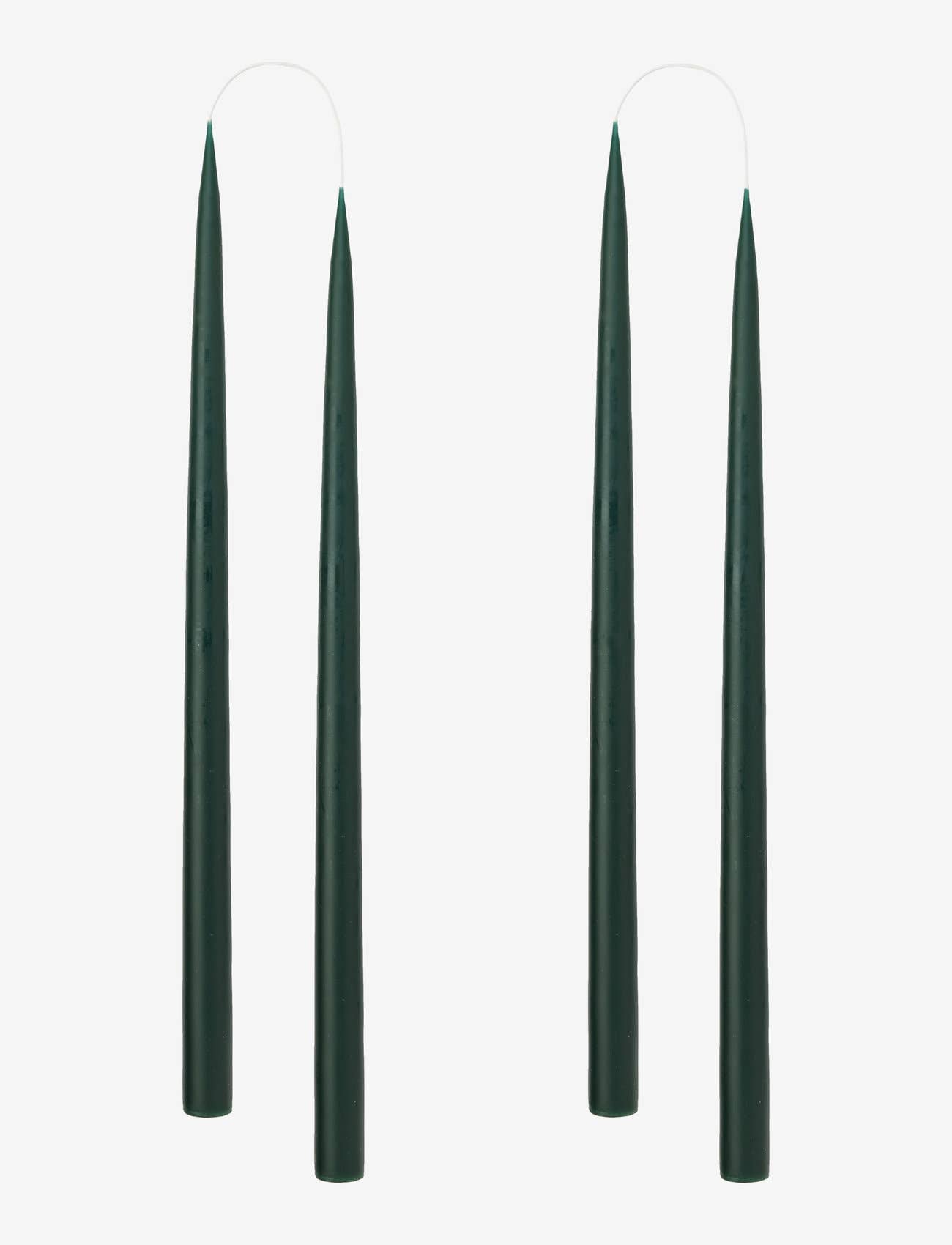 Forest Green Danish Taper Candle | 12 Pack: 10" Taper