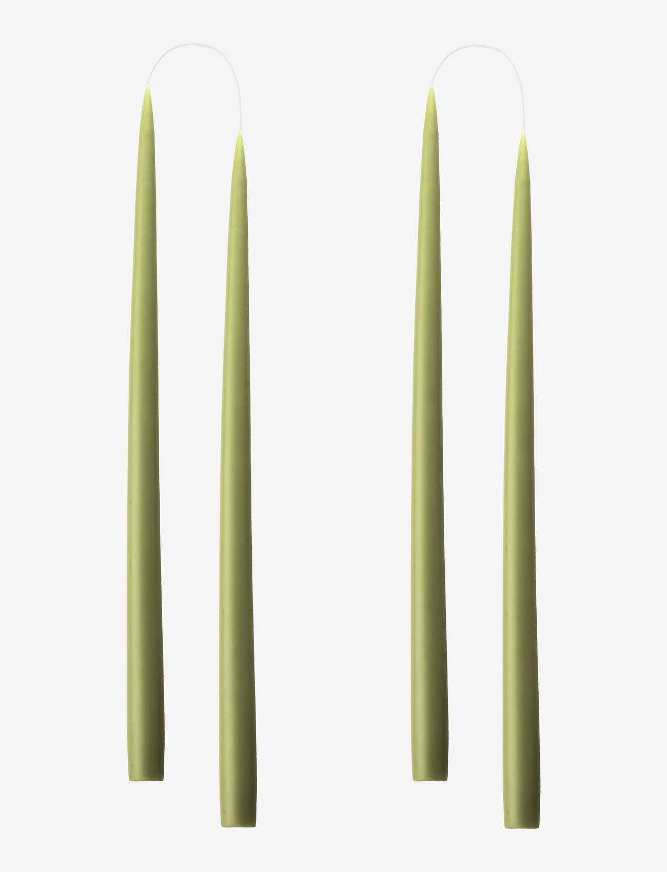 Olive Danish Taper Candle | 12 Pack: 10" Taper