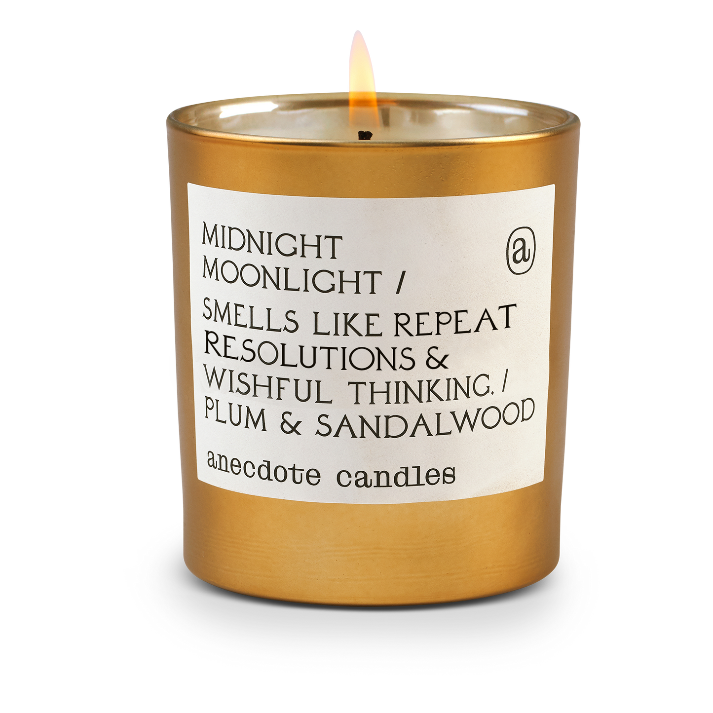 Midnight Moonlight (Plum & Sandalwood) Gold Tumbler Candle