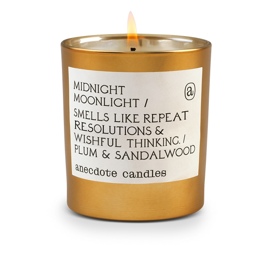 Midnight Moonlight (Plum & Sandalwood) Gold Tumbler Candle