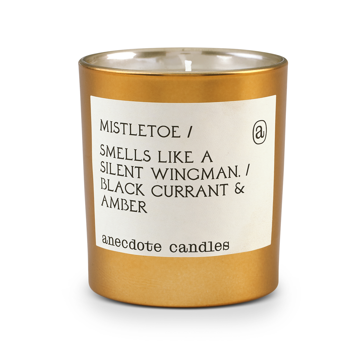 Mistletoe (Black Currant & Amber) Gold Tumbler Candle