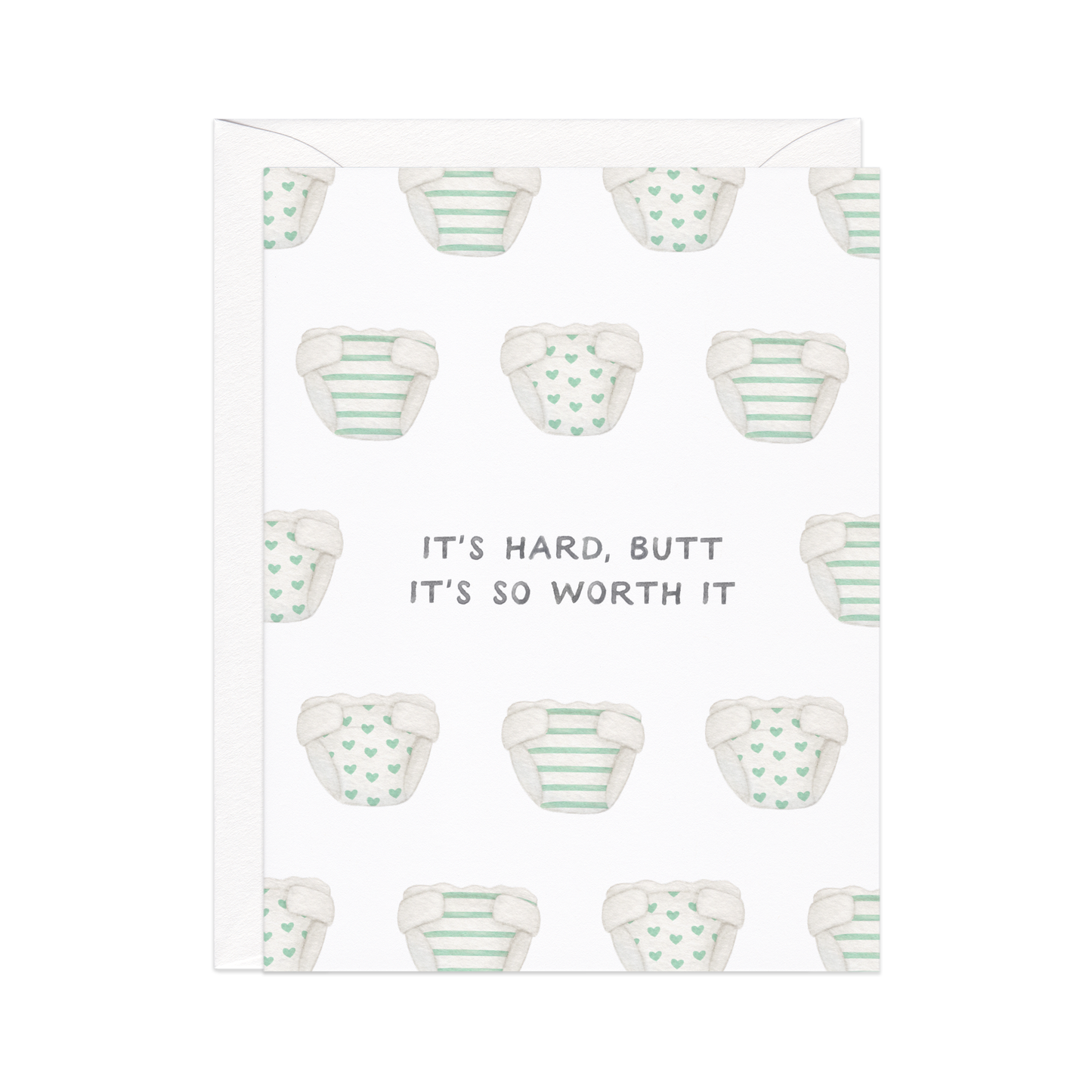 Butt It's Worth It — Punny New Baby Congrats Card