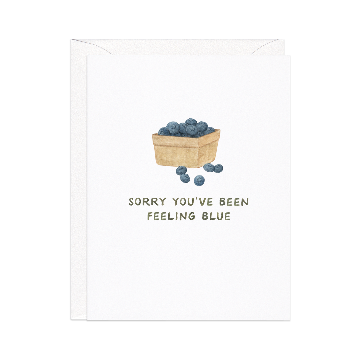 Feeling Blue — Food Inspired Mental Health Support Card