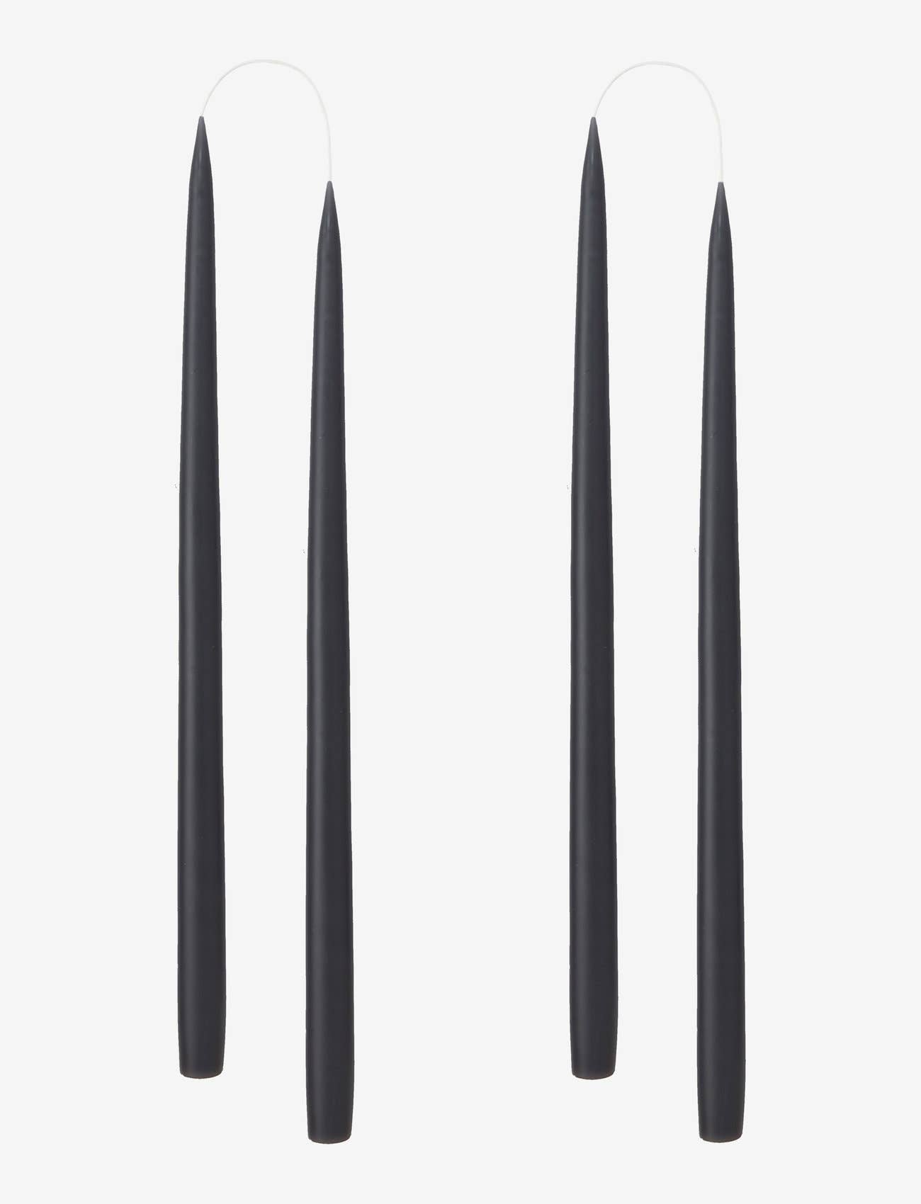 Black Danish Taper Candle | 12 Pack: 10" Taper