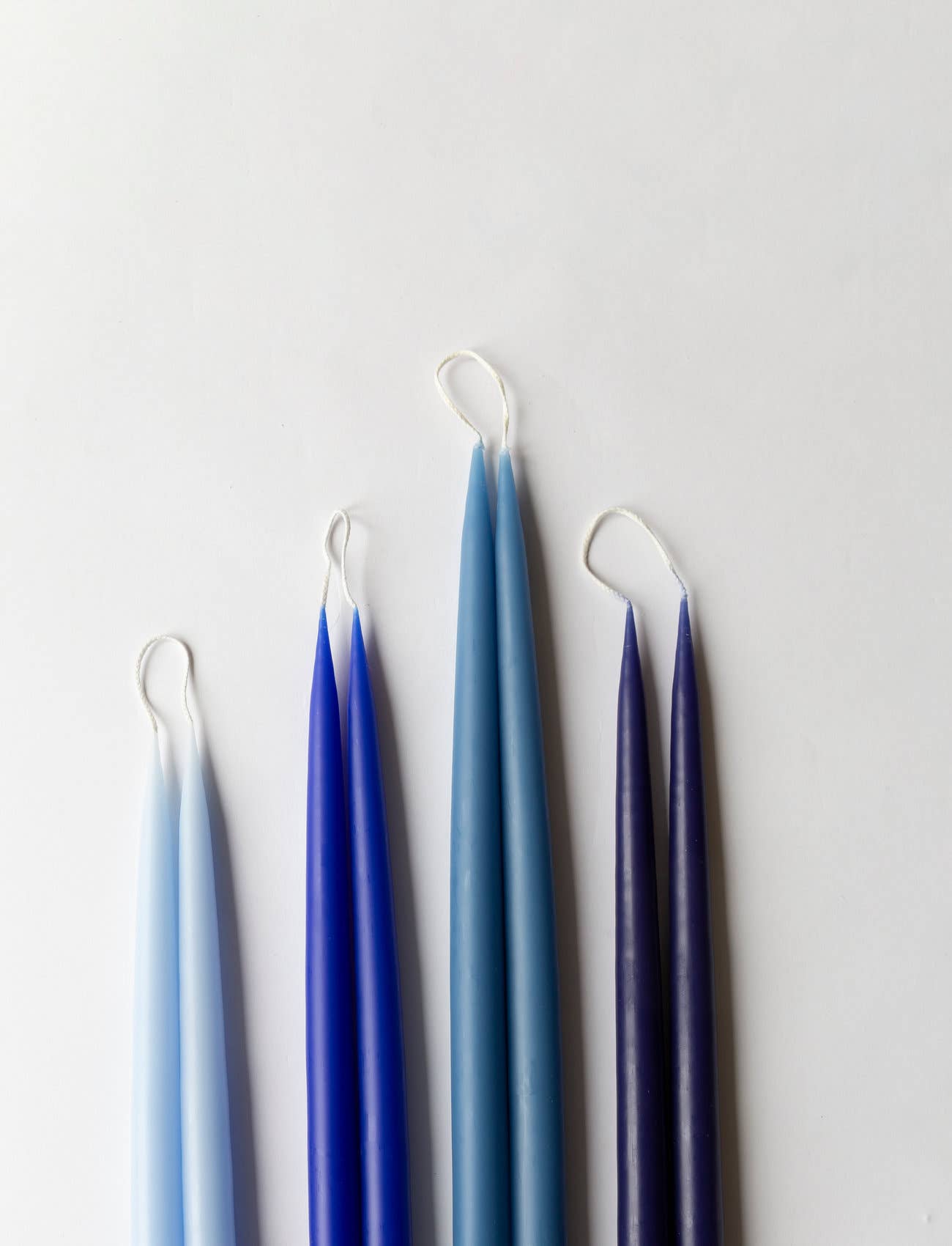 Blue Grey Danish Taper Candle | 12 Pack: 10" Taper