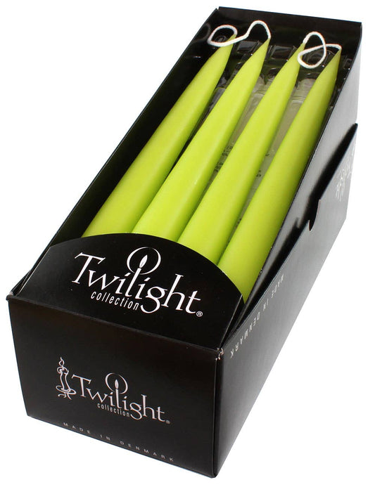 Lime Danish Taper Candle | 12 Pack: 10" Taper