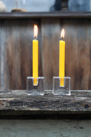 Quadra Glass Candle Holder