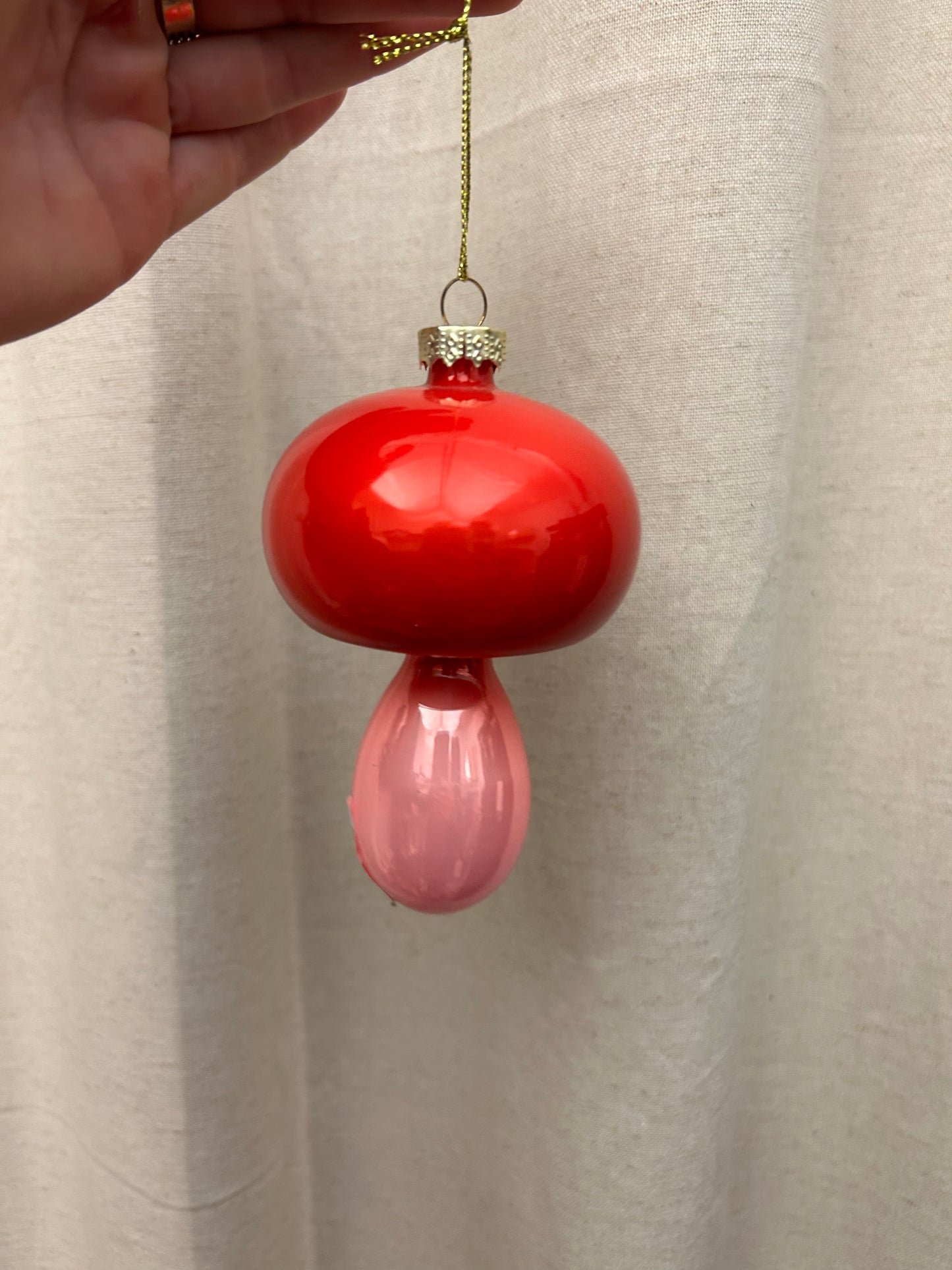 Simple Mushroom Ornament