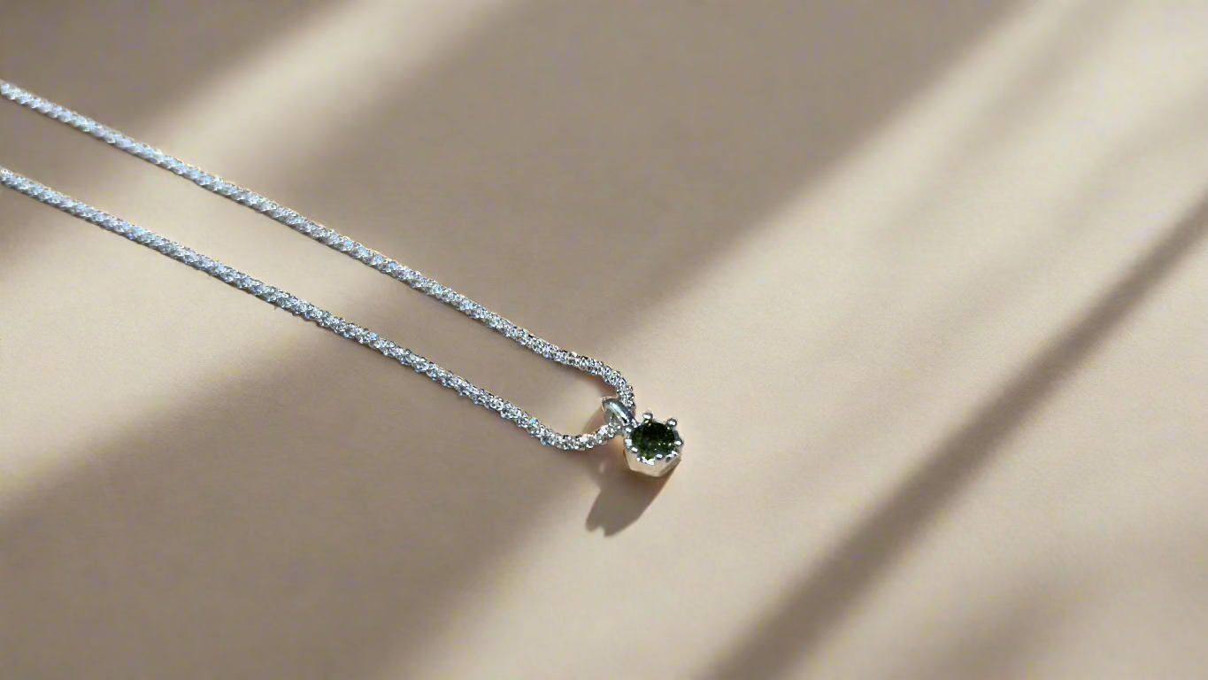 Sparkling Peridot Necklace