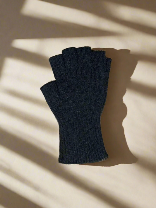 Fingerless Knit Gloves