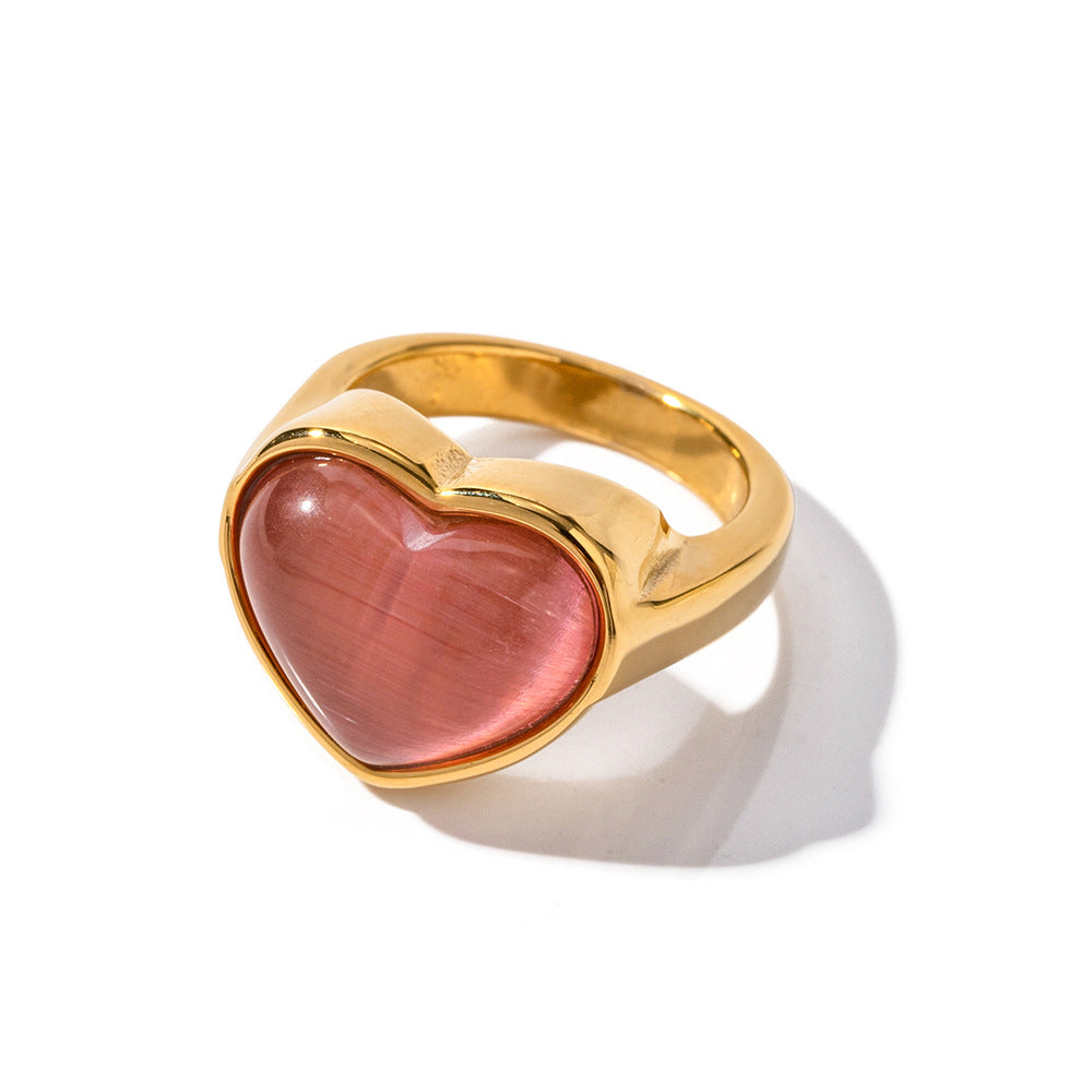 Chunky Heart Ring