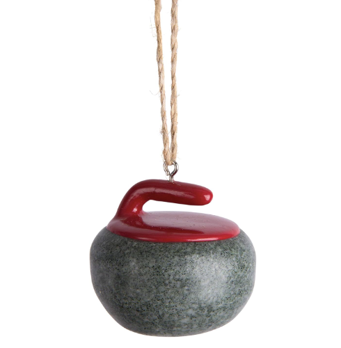 Curling Rock Ornament