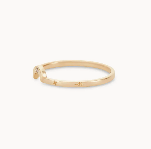 Fortuity Crescent Moon Ring