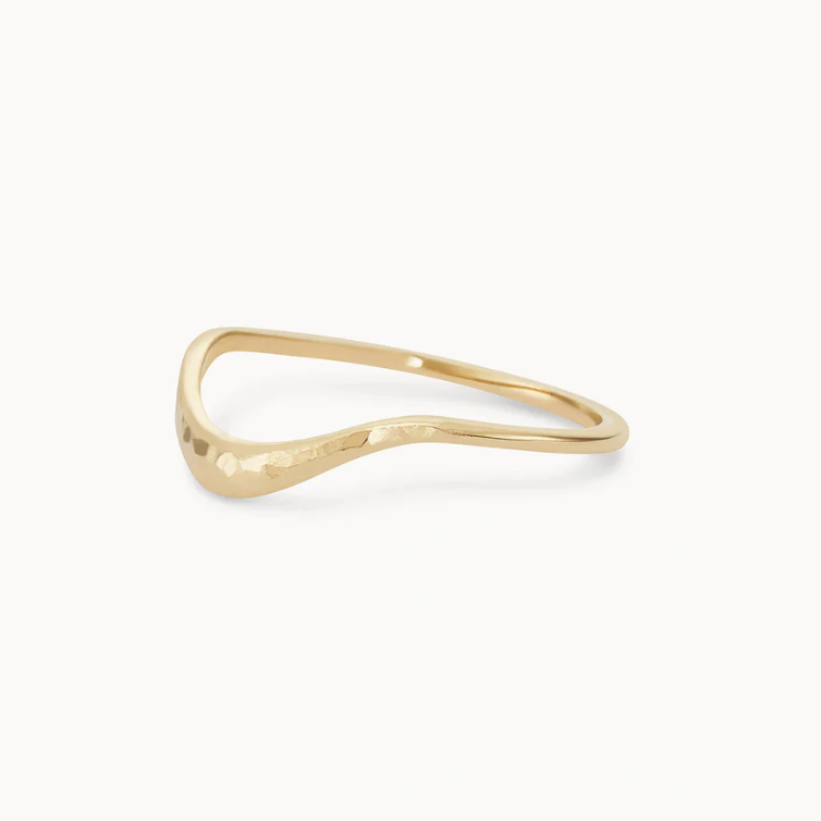 Rippling Wave Ring
