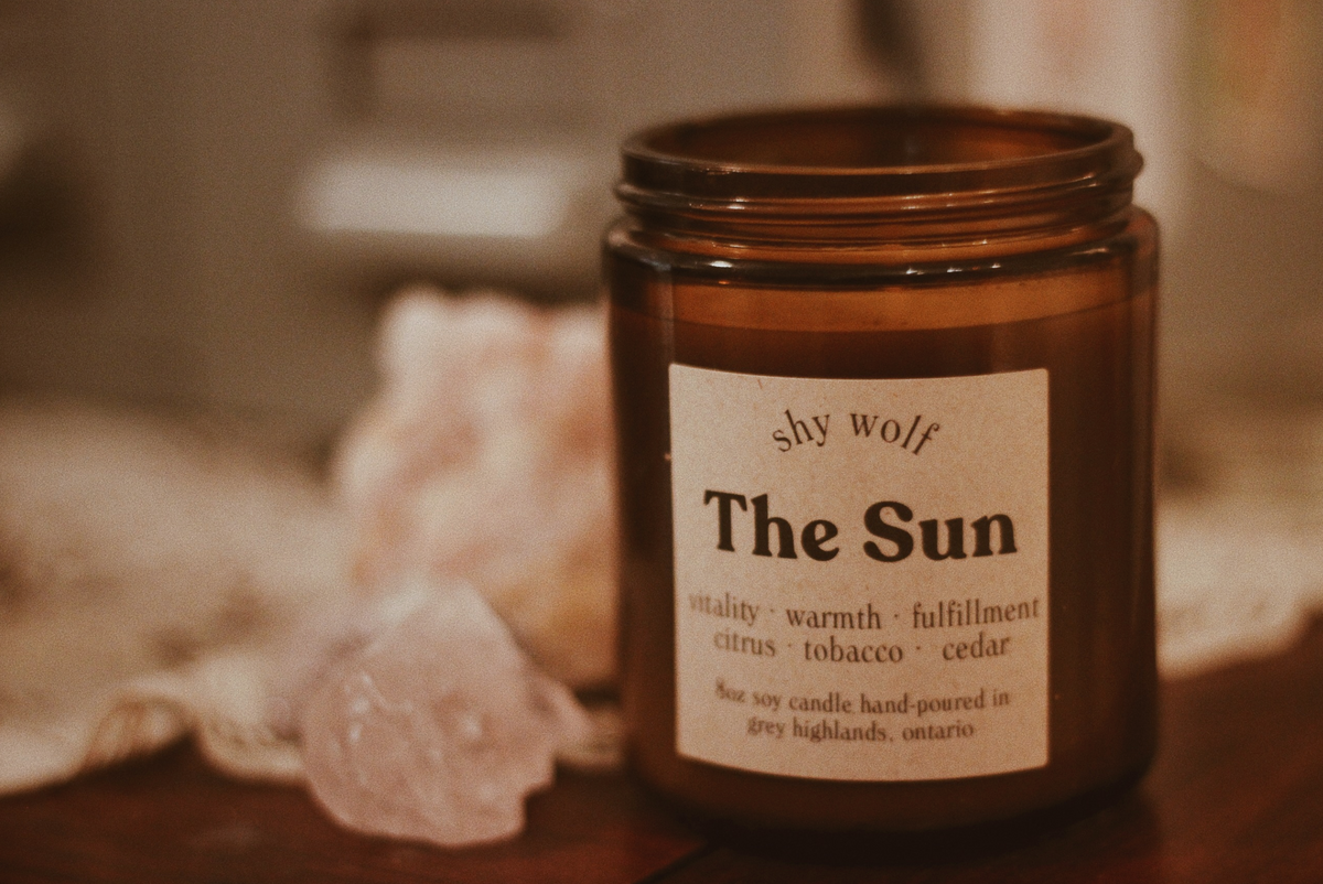 Shy Wolf Candles
