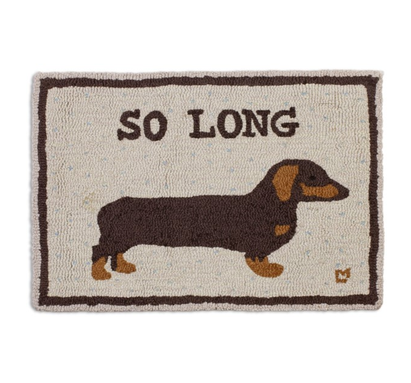 So Long Dachshund Rug