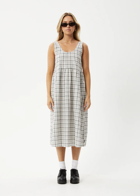 Leo Organic Seersucker Midi Dress