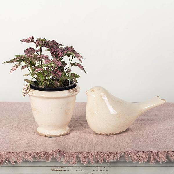 Glazed Ceramic Flower Pot