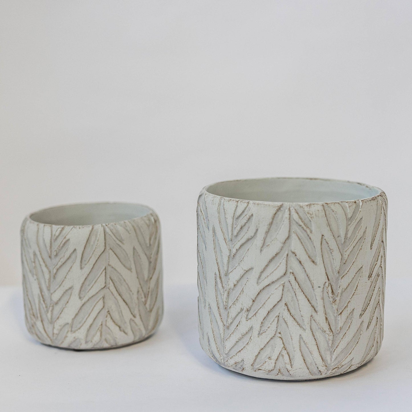 Cement Flower Pot, Set of 2