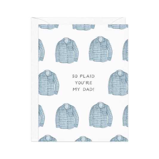 So Plaid You're My Dad — Dad Joke Father's Day Card