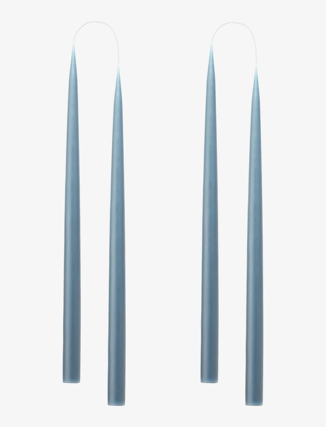 Blue Grey Danish Taper Candle | 12 Pack: 10" Taper