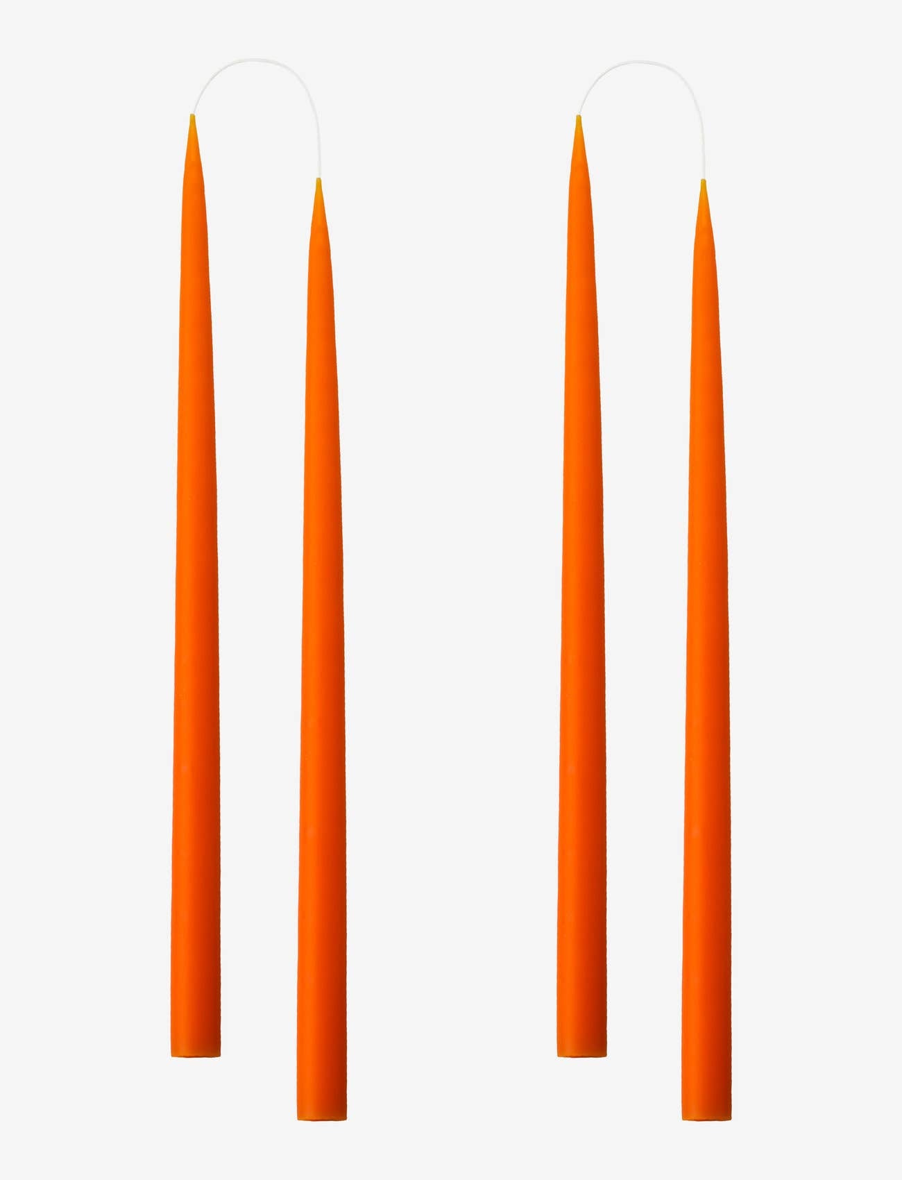 Orange Danish Taper Candle | 12 Pack: 10" Taper