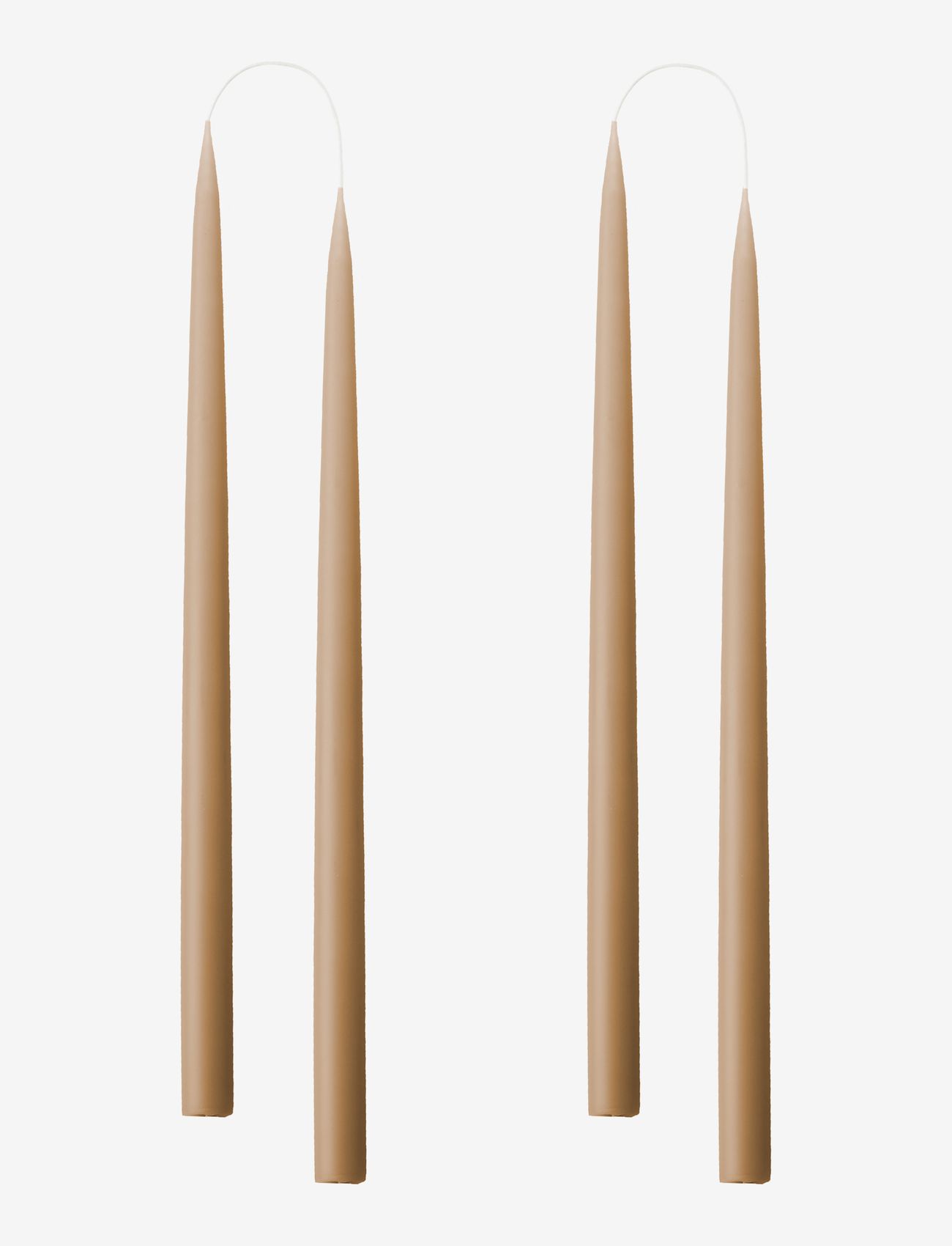 Nougat Danish Taper Candle | 12 Pack: 10" Taper