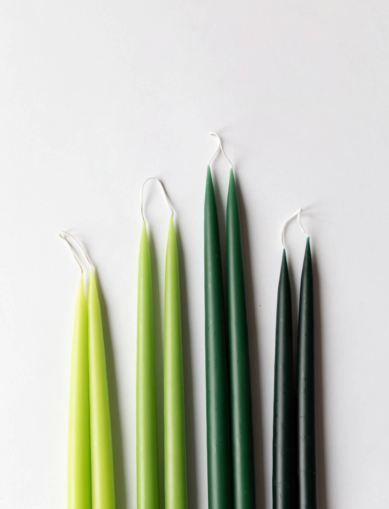 Forest Green Danish Taper Candle | 12 Pack: 10" Taper