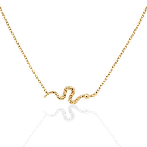10k Gold Snake Necklace