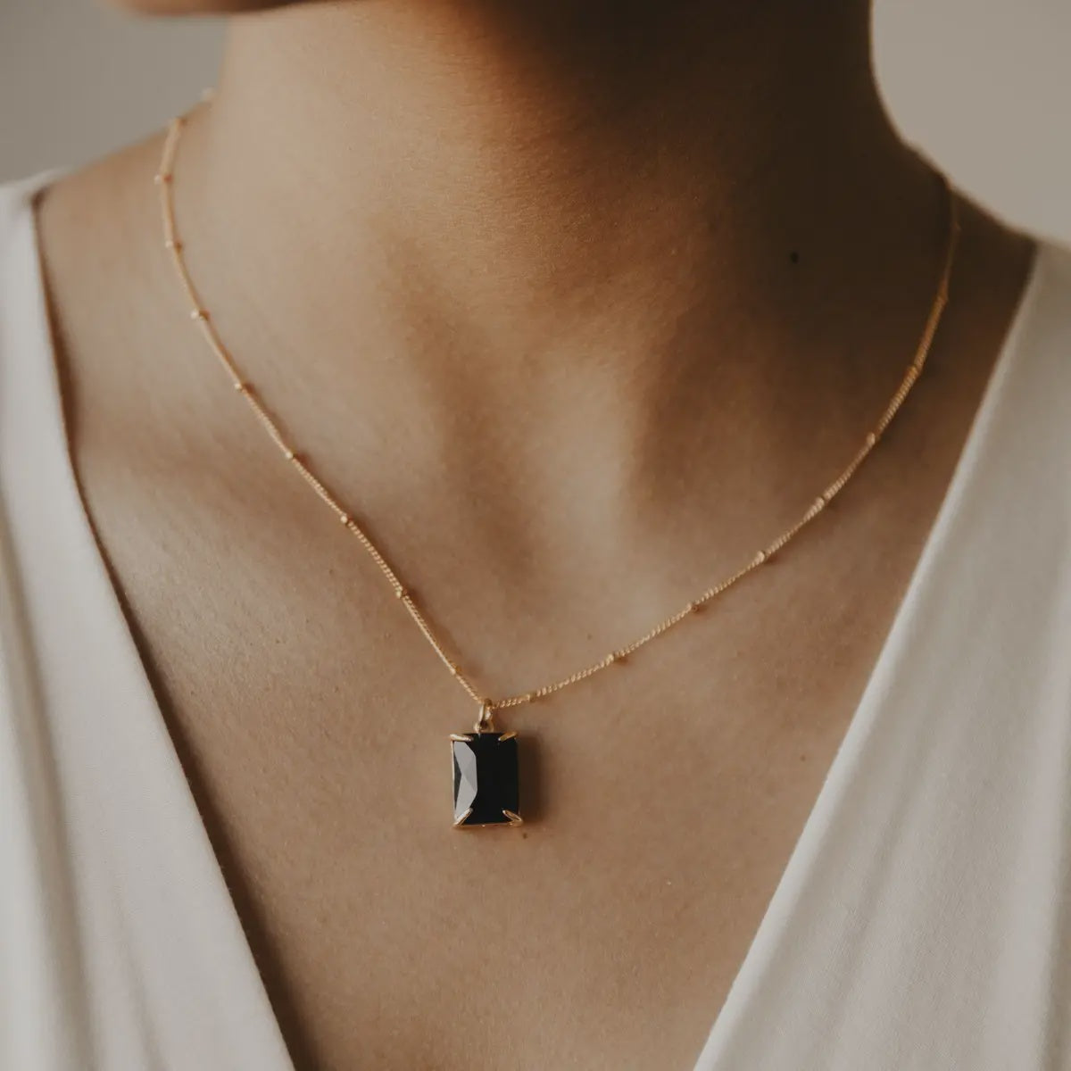 Black Emerald Necklace