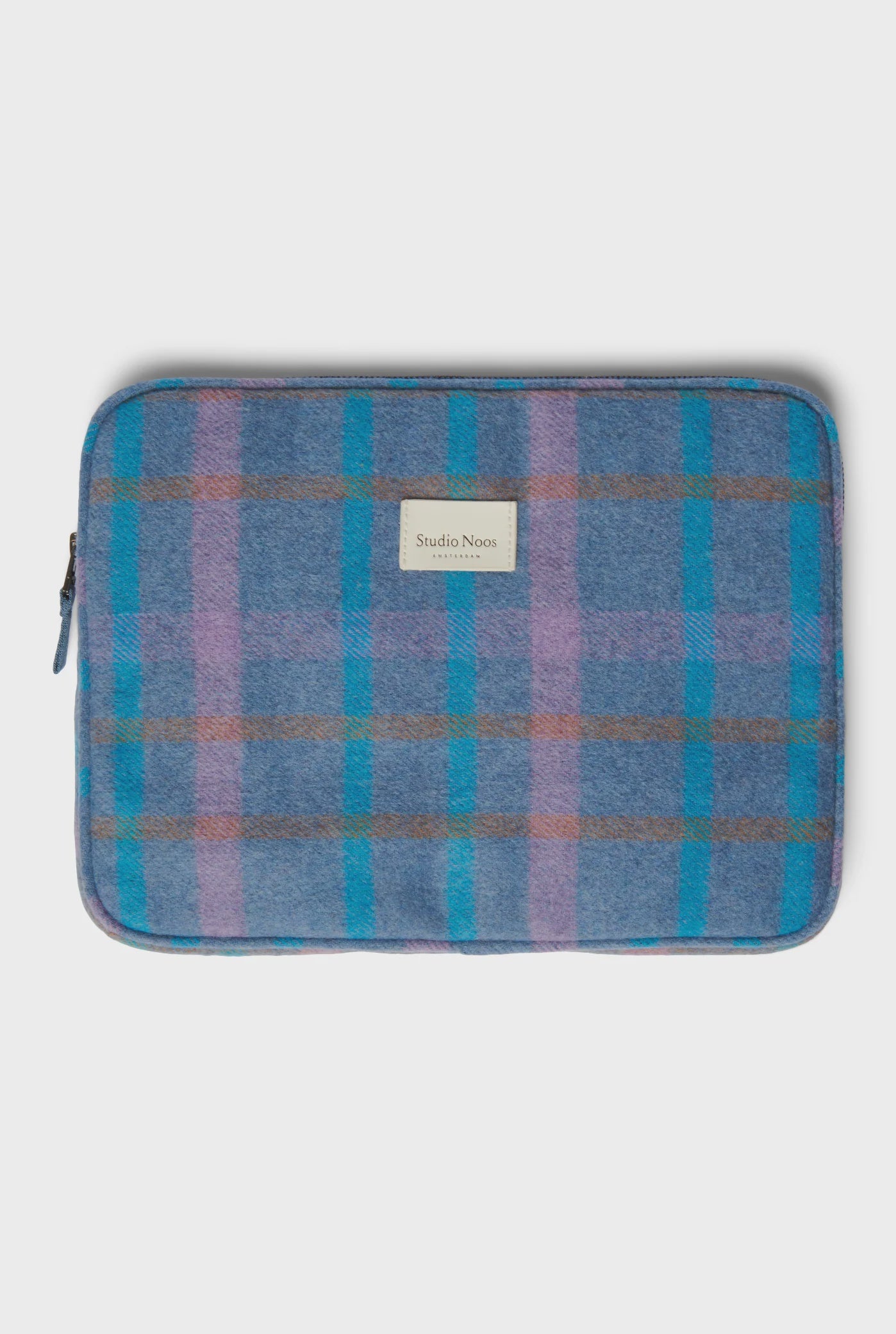 Wool Checked Laptop Sleeve