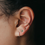 Everyday Little Lightning Bolt Earring