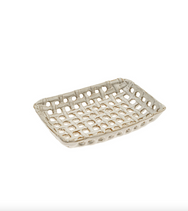 Porcelain Basket Tray