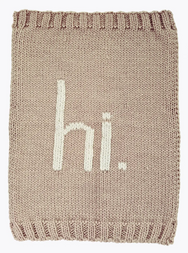 hi. Knit Blanket