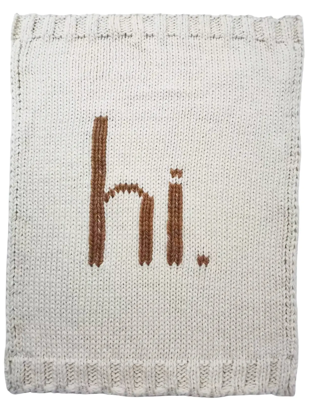 hi. Knit Blanket