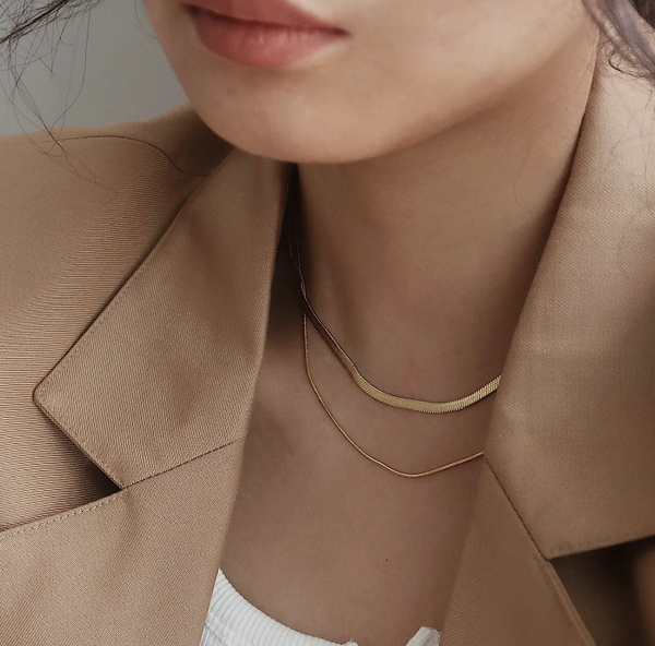 Double Layer Snake Chain