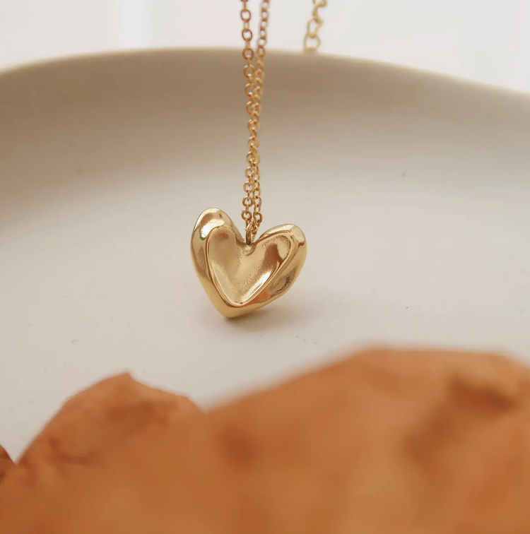 Lava Heart Necklace