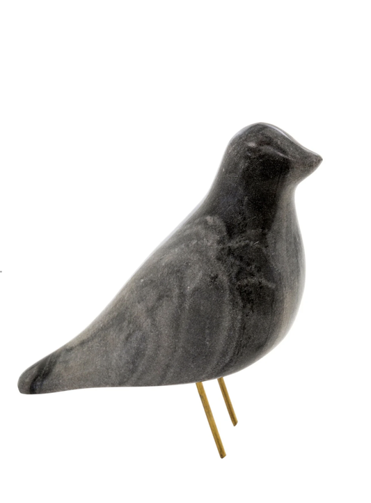 black marble bird