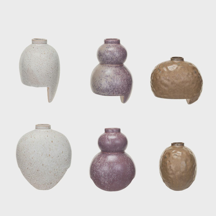 Stoneware Shelf Sitter Vase