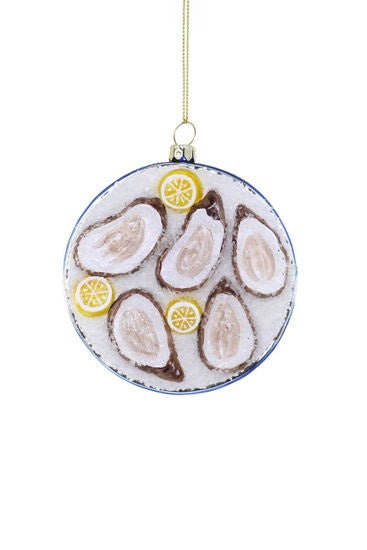 Plated Oysters Ornament